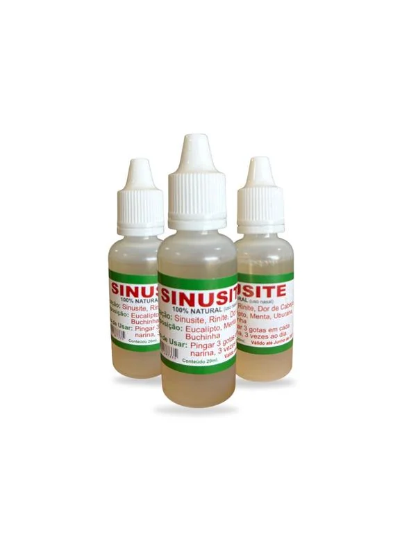 Gotas Sinusite - Kit 3 unidades